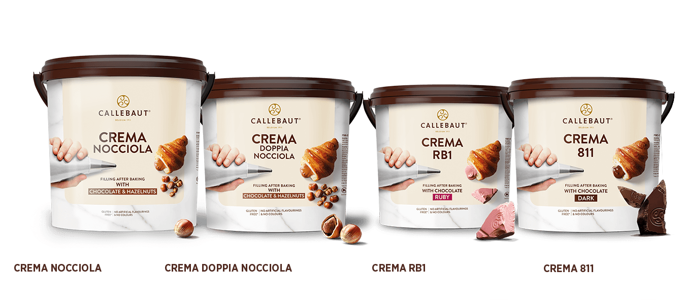 Bucket CREMA fillings range