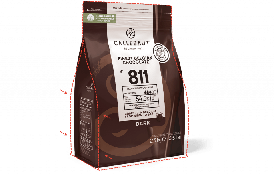 callebaut new pack redesign pack shape