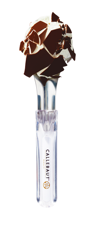 Callebaut Gelato, Real Belgian Chocolate Ice cream spoon dark